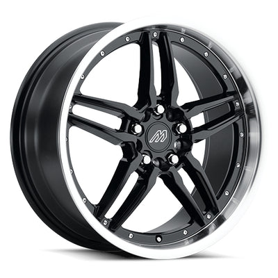 Mach MP57 Black Machined wheel