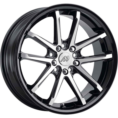 Mach MP58 Black Machined wheel
