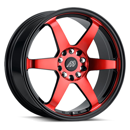Mach MP60 Black Red Machined Wheel