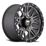 Mamba M25 Grey/Anthracite Wheel - angled view