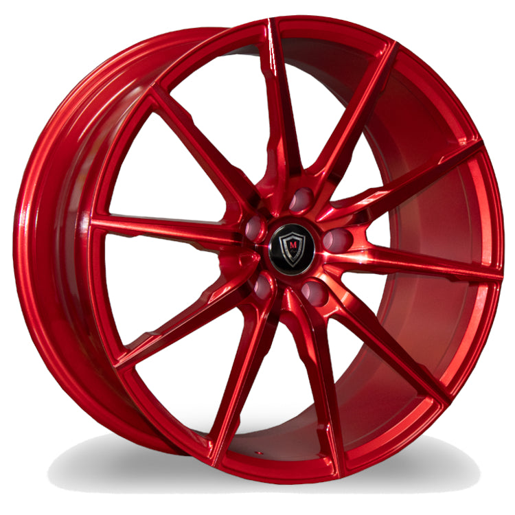 Marquee Luxury M1035 Candy Red Wheel