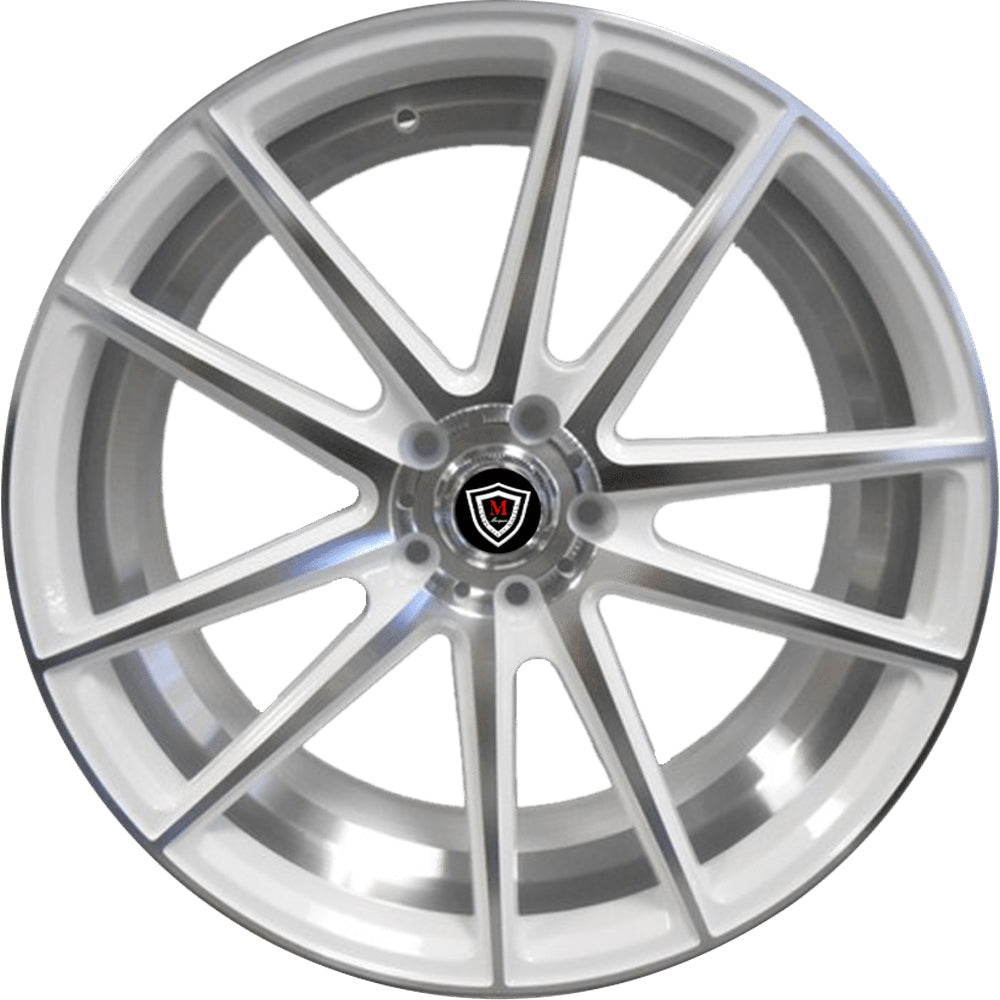 Marquee Luxury M3197 White Machined Wheel