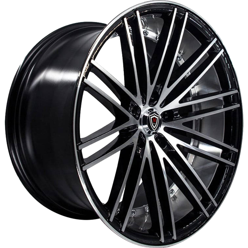 Marquee Luxury M3246 Black Machined Wheel