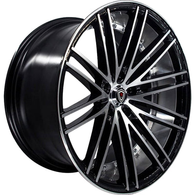 Marquee Luxury M3246 Black Machined Wheel