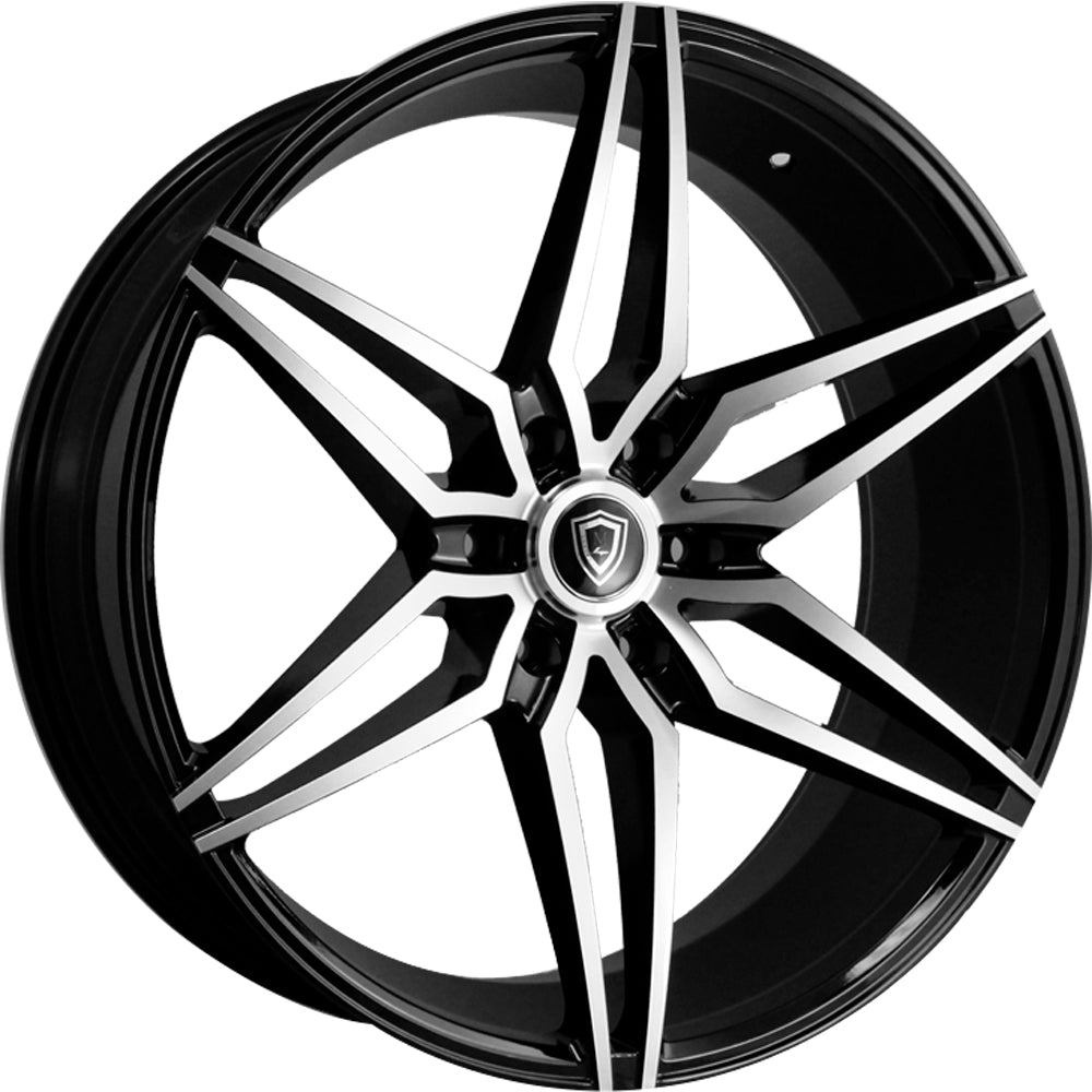 Marquee Luxury M3259A Black Machined Wheel