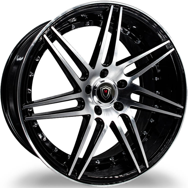 Marquee Luxury M3266 Black Machined Wheel