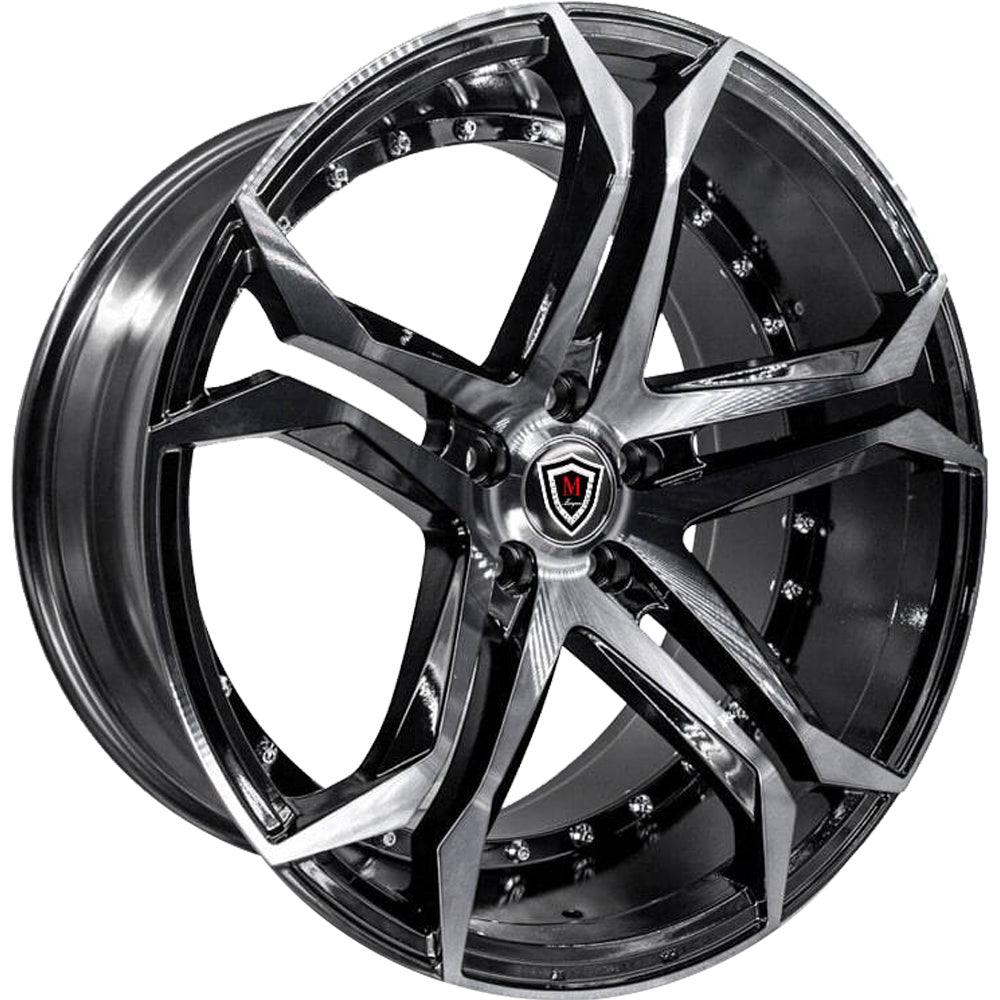 Marquee Luxury M3284 Black Machined Wheel