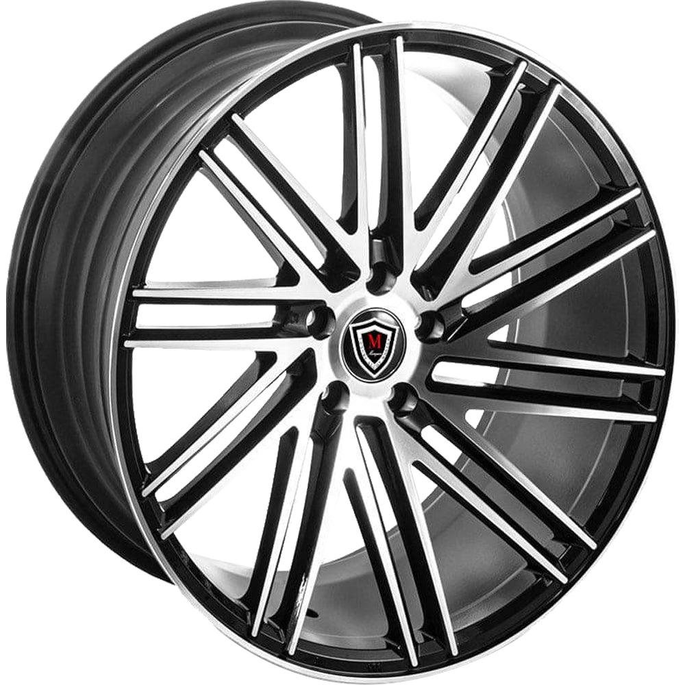 Marquee Luxury M3307 Black Machined Wheel