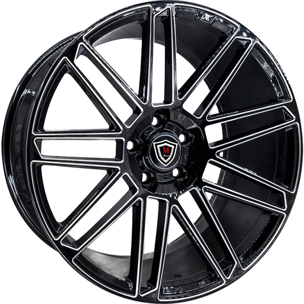 Marquee Luxury M3767 Black Wheel