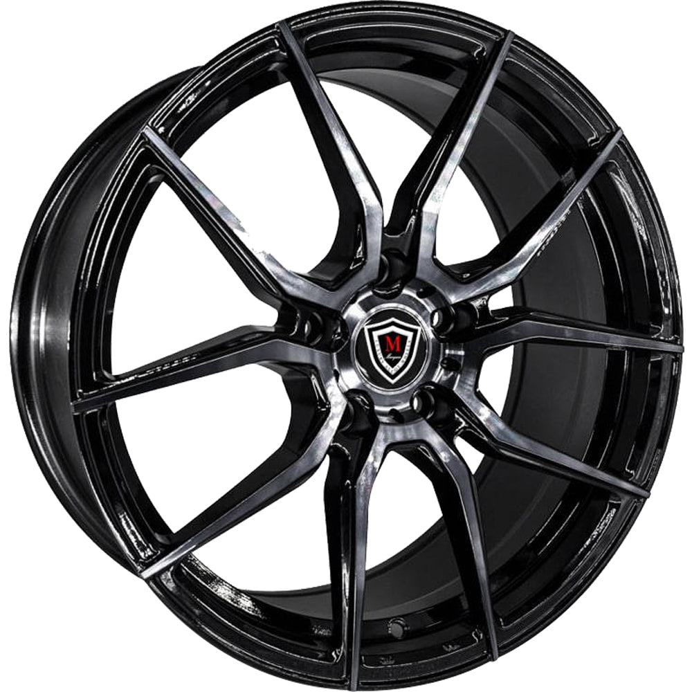Marquee Luxury M5327 Black Machined Wheel