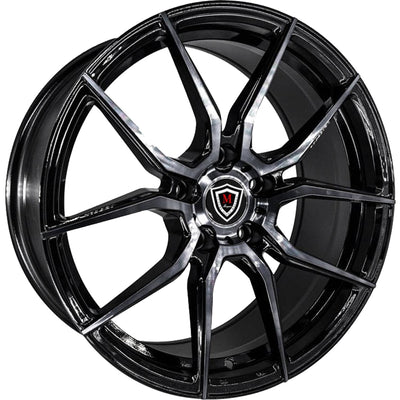 Marquee Luxury M5327 Black Machined Wheel
