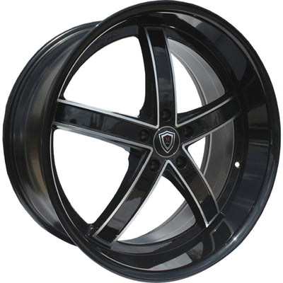 Marquee Luxury M5330A Black Machined Wheel