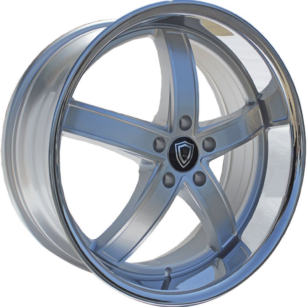Marquee Luxury M5330A Silver Machined Wheel