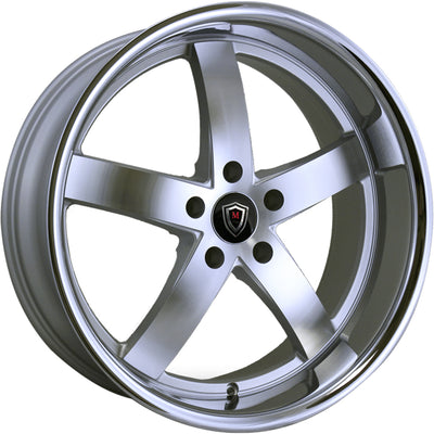 Marquee Luxury M5330B Silver Machined Wheel