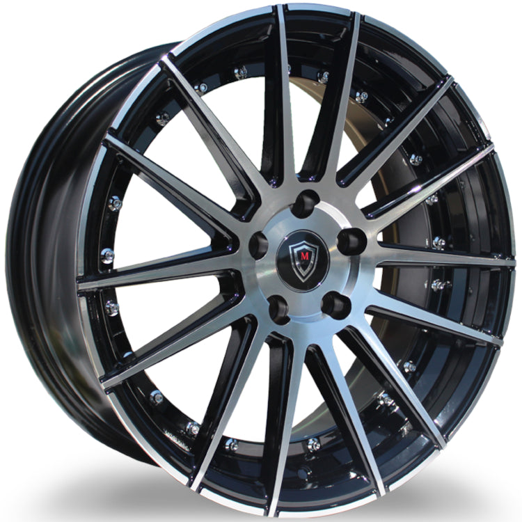 Marquee Luxury M8150 Black Machined Wheel