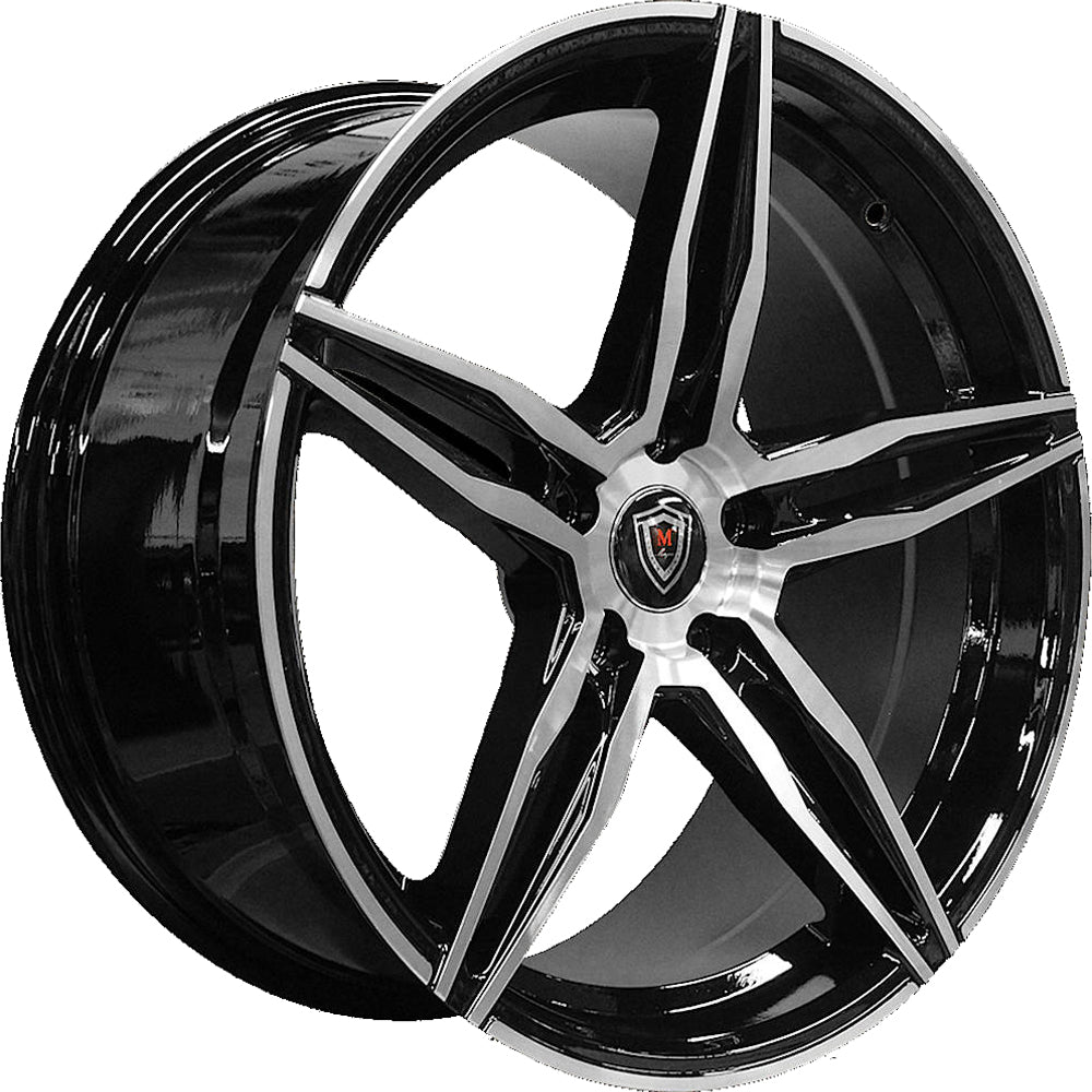 Marquee Luxury M8888 Black Machined Wheel