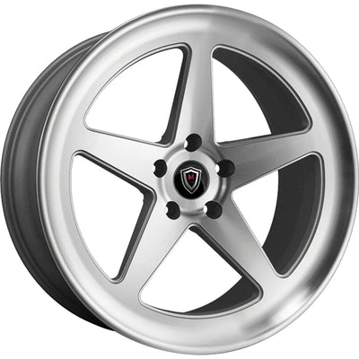 Marquee Luxury M9535 Silver Machined Wheel