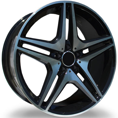 Marquee Replica R5055 Black Machined Wheel