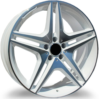 Marquee Replica R5055 White Machined Wheel