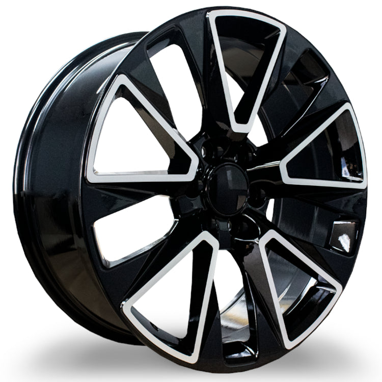 Marquee Replica R669 Black Machined Wheel