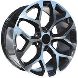 Marquee Replica R6701 Black Machined Wheel