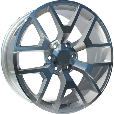 Marquee Replica R6703 Silver Machined Wheel