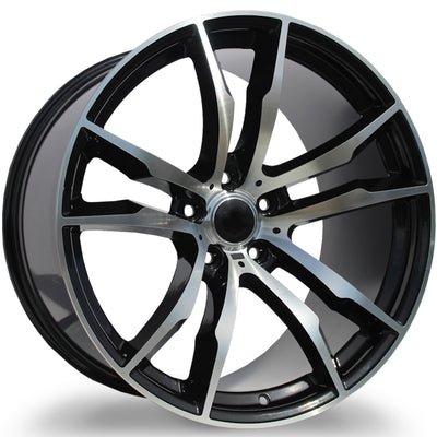 Marquee Replica R6707 Machined Black wheel