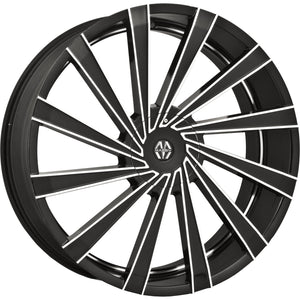 Massiv 921 Machined Black wheel
