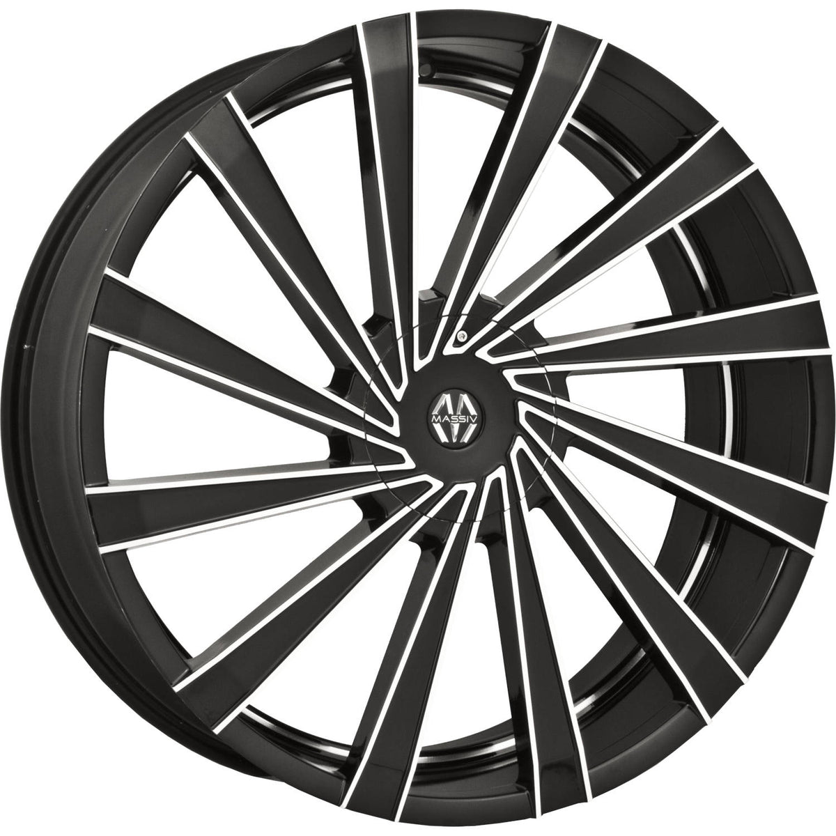 Massiv 921 Black Machined Wheel