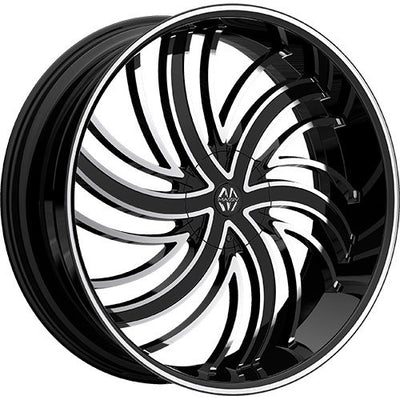Massiv 924 Black Machined Wheel