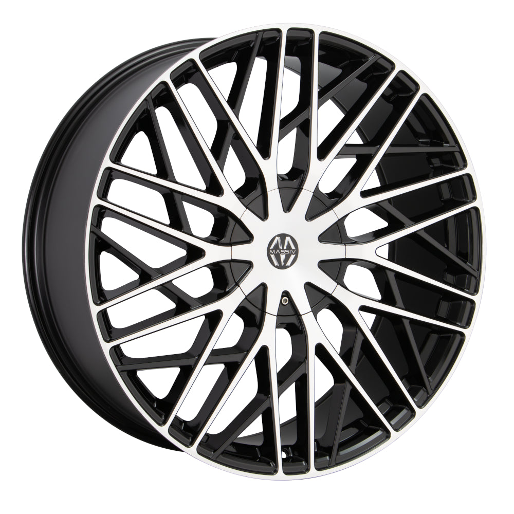 Massiv 925 Black Machined Wheel