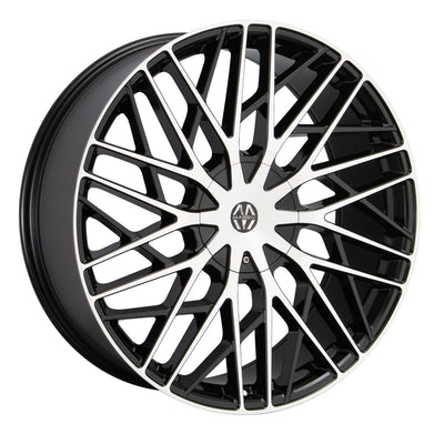 Massiv 925 Black Machined Wheel