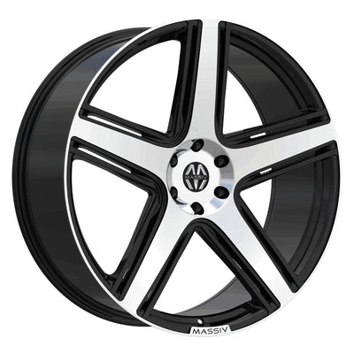 Massiv 926 Black Machined Wheel