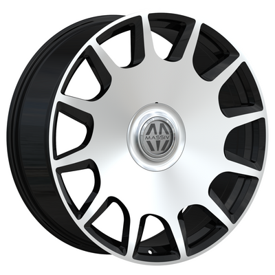 Massiv 927 Black Machined Wheel