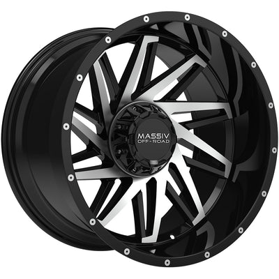 Massiv Offroad OR3 Black Machined Wheel