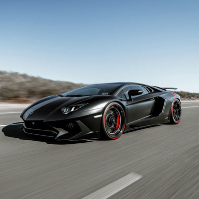 Brixton Forged PF5 on Matte Black Lamborghini Aventador Sv