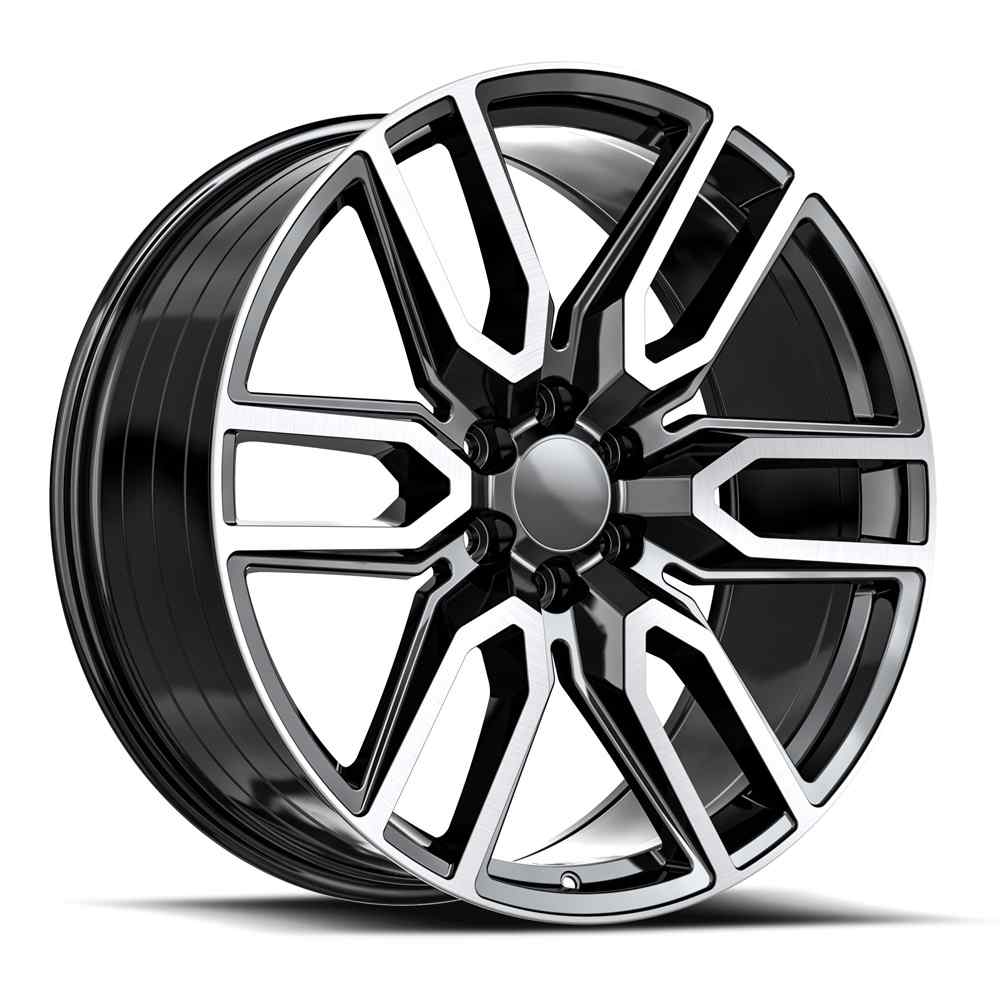 OE Revolution G-36 Black Machined wheel