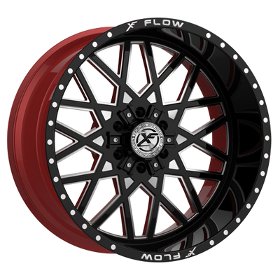 XFX Flow XFX-307 Black/Milled/Red wheel