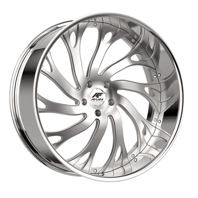 Amani Atlantic Brushed/Chrome wheel