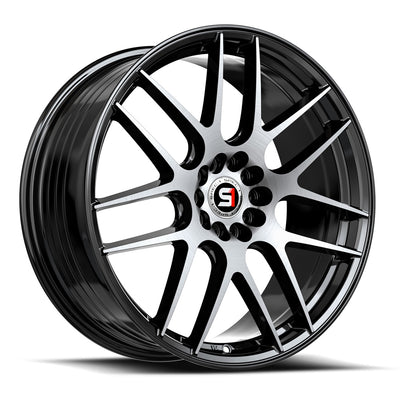 Spec-1 SP-65 Black Machined wheel