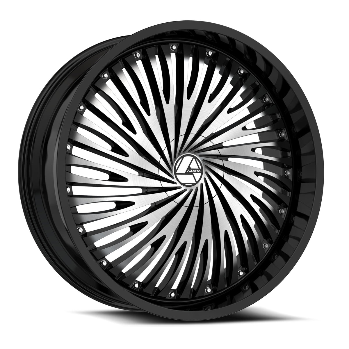 Azara AZA-526 Black Machined wheel