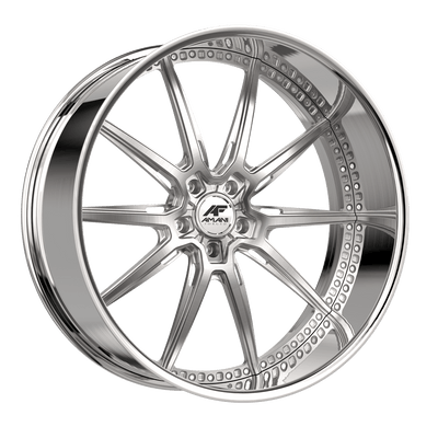 Amani TRACKSTER Brushed/Chrome wheel