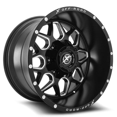 XF Off-Road XF-202 Matte Black wheel