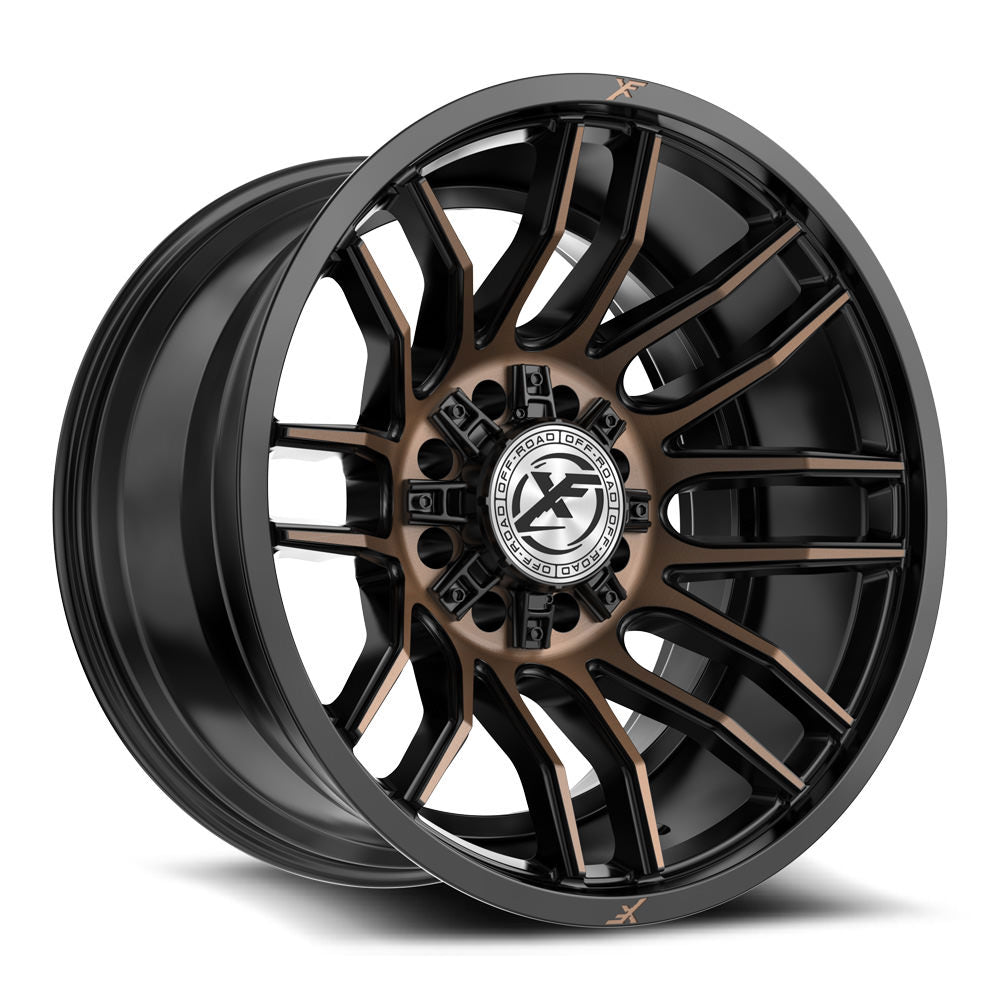 XF Off-Road XF-232 Batin Black/Bronze Machined wheel