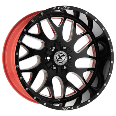 XFX Flow XFX-301 Black/Milled/Red wheel