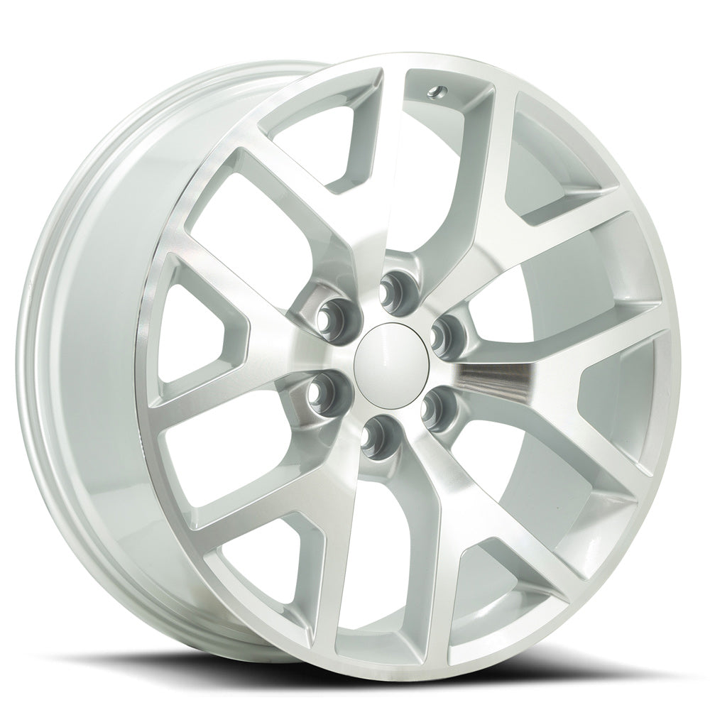OE Revolution G-04 Silver Machined wheel