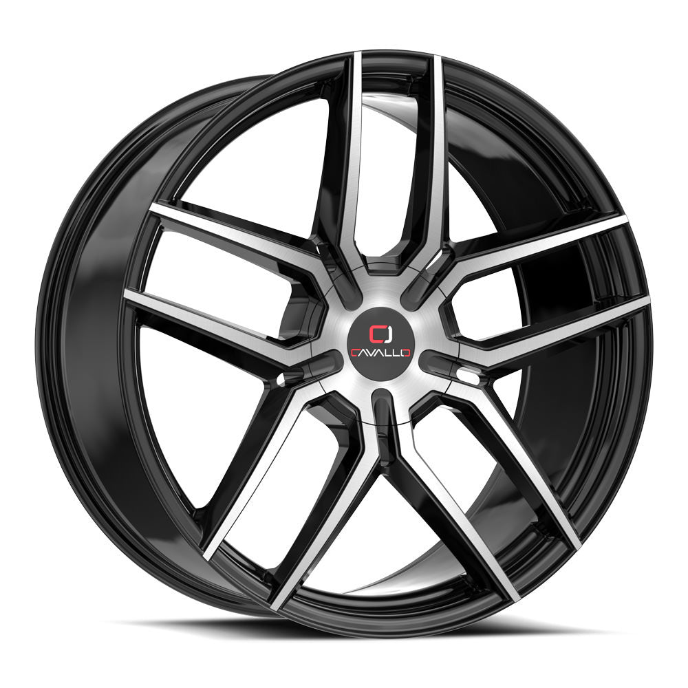 Cavallo CLV-55 Black Machined wheel