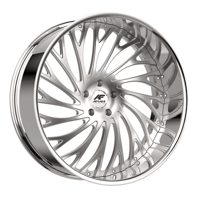 Amani Vamos-L Brushed/Chrome wheel