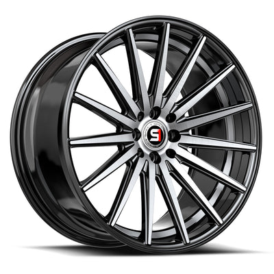 Spec-1 SP-69 Black Machined wheel