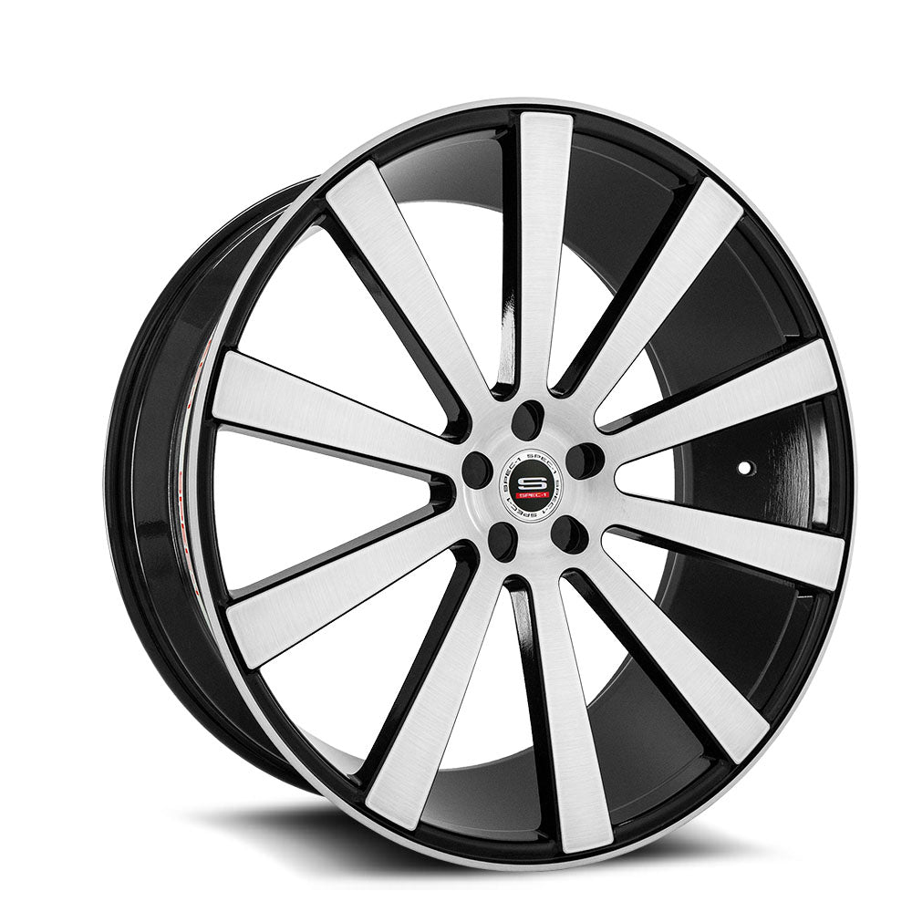 Spec-1 SPL-002 Black/Brushed wheel